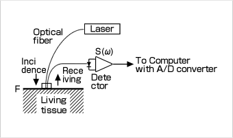 Fig3. Block diagram of Computer-based laser blood flowmeter